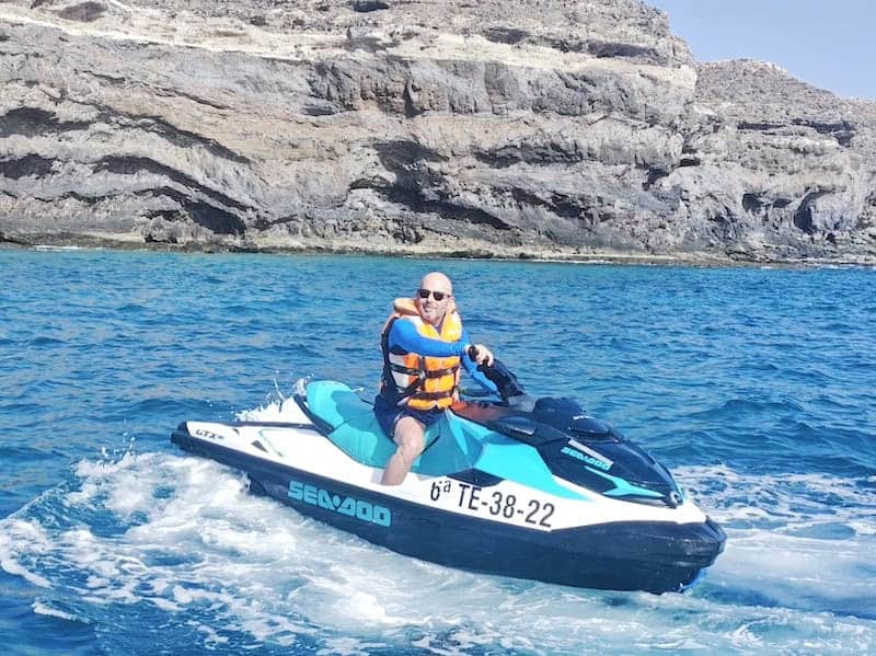 Jet ski in Fuerteventura